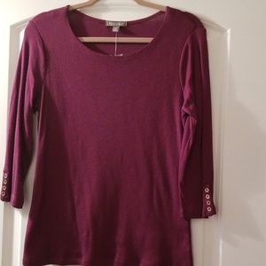 Brand new with tags 3/4 sleeve shirt